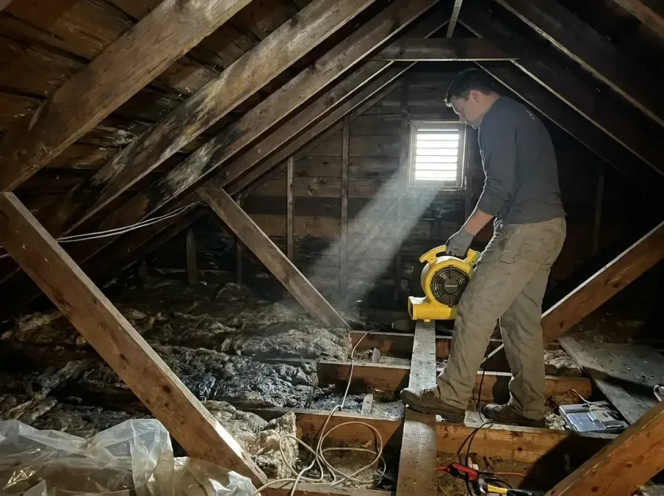 attic-water-damage-drying-proc-007 — frequently asked questions, Emergency Water Extraction & 24/7 Flood Response in Galevil…